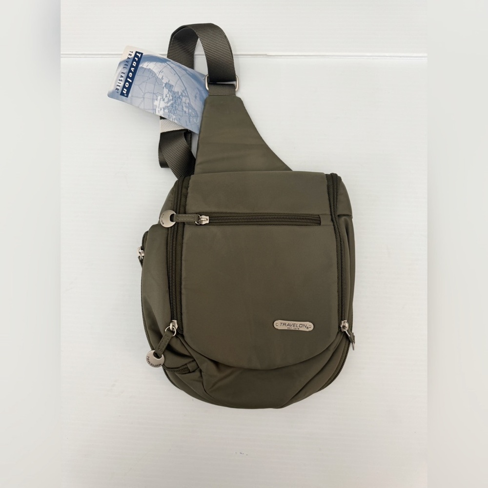 Travelon - NWT - Olive Green Crossbody Tour Bag